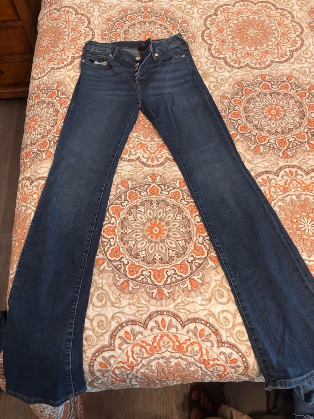 True Religion Dark Blue Flare Jeans